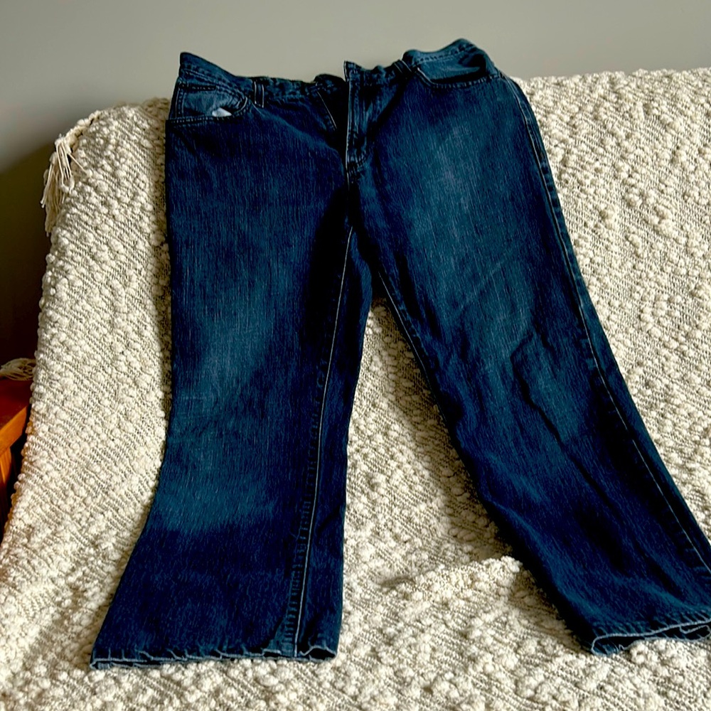Calvin Klein dark blue Street leg jeans size 34x32